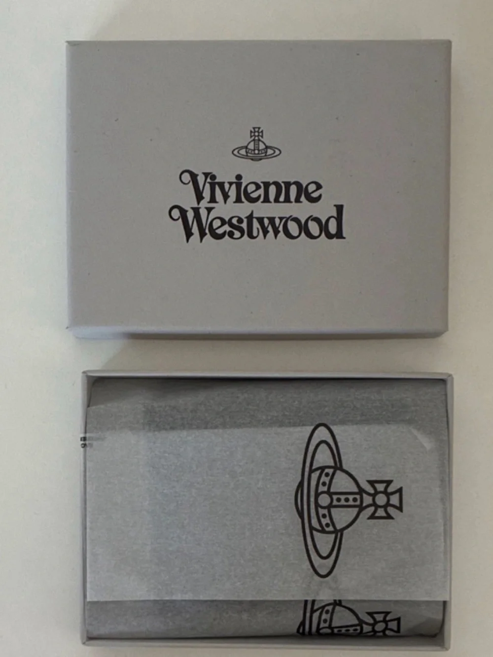 Vivienne Westwood Black Logo Card Holder